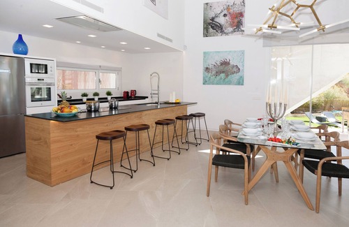 Crestatx Ski Chalet | Luxury modern style villa with garden and heated pool