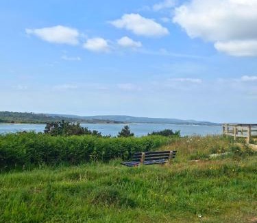 Cowes House | luxury new 3 bed caravan with stunning sea view on private beach in Thorness bay