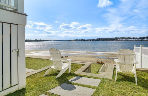 Wareham House | Luxury Ocean Front Home w/its own Private Beach. New, Clean+ High end finishes.