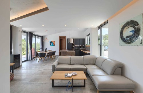 Rakalj Villa | Luxury retreat for 8 guests, with pool surrounded by olive trees