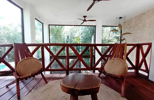 Chemuyil Villa | luxury room immersed in the jungle of Tulum
