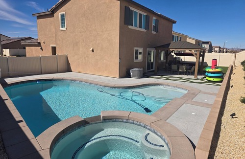 Lancaster House | Luxury RV Retreat, Resort Style Pool, Modern Kitchen, Loft, & Spa Inspired Bath!