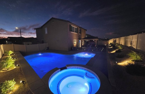 Lancaster House | Luxury RV Retreat, Resort Style Pool, Modern Kitchen, Loft, & Spa Inspired Bath!