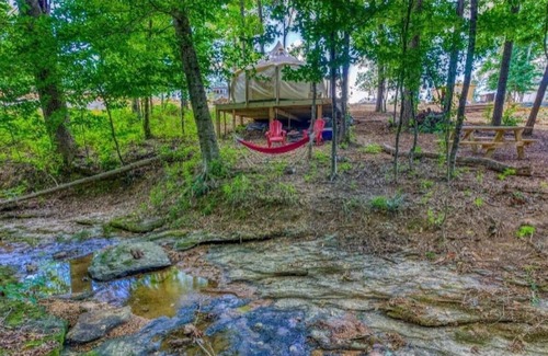 Rogersville House | Luxury stargazing waterfront glamping tent