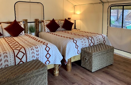 Carmel RV Rental | Luxury Tent - Deluxe