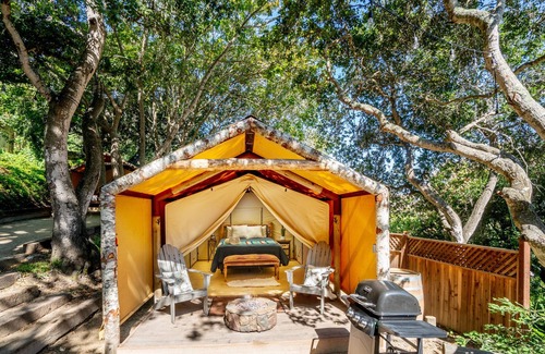 Carmel RV Rental | Luxury Tent - Pet Friendly