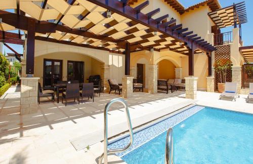 Kouklia Villa | Luxury Villa AJ05 with Private Infinity Pool and Hot Tubs, Aphrodite Hills Resort