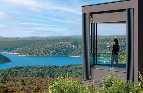 Brovinje Villa | Luxury villa Istrian Prestige Panoramica with heated pool, gym, sauna, game room in Labin - Istria