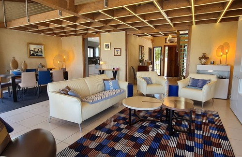 Antheor Villa | Luxury villa sea view, heated pool, sauna, jacuzzi, golf and beaches, 5 bedrooms