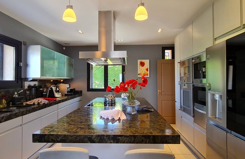 Antheor Villa | Luxury villa sea view, heated pool, sauna, jacuzzi, golf and beaches, 5 bedrooms