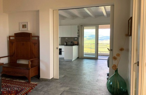 Campagnatico Villa | Luxury villa, swimming pool, shaded terraces, panoramic view, sauna fitness room