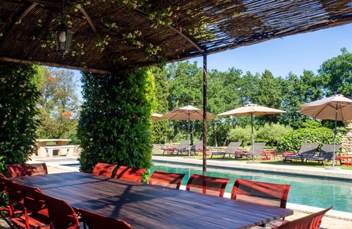 Montaren-et-Saint-Mediers Villa | Luxury Villa with Heated Pool, Yoga, Air-Conditioning, Uzes Provence