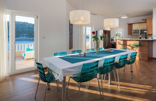 Razanj Villa | Luxury villa with heated pool, 15m from the sea, complete privacy