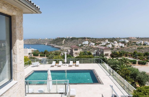 Tersanas Villa | Luxury villa with peninsula & mountain view