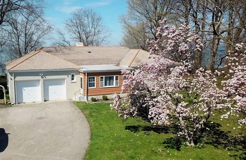 Ashtabula House | LUXURY WATERFRONT HOME w/PRIVATE BEACH w/BBQ PATIO