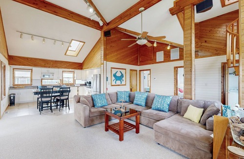 Frisco House | Luxury Waterfront Living in Frisco's Coastal Paradise w/Rooftop Deck
