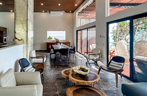 Mario Villanueva Madrid Villa | Luxury waterfront villa with dock, pool, hot tub, outdoor areas, & billiards