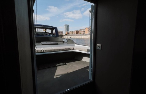 Liverpool Boat Rental | Luxury Wide Beam Canal Boat in the Liverpool Docks