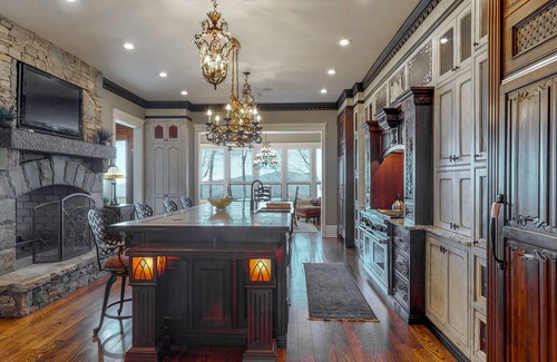Dillard House | Luxury With Stunning Mountain Views , Indoor Pool, Theater, Custom Wine Bar