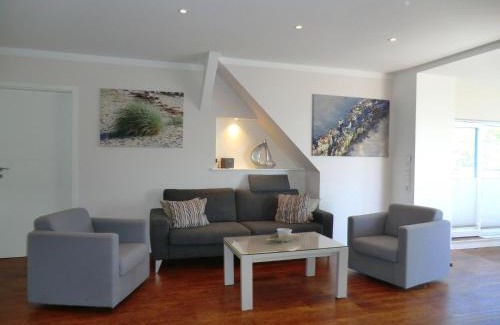 Wyk auf Foehr Apartment | Luxus-Penthouse am Strand, mit Traum-Meerblick, Dachterrasse und Sauna