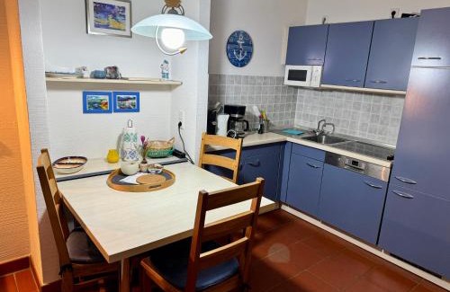 Kreptitz Apartment | Möwenblick Bakenberg-41 Ferienwohnung mit Terrasse, Doppelbett, Schlafsofa, vollständige Komfortküche