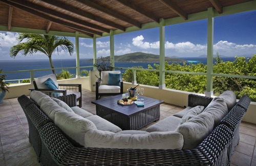 Peterborg Villa | Magens Hideaway ~ 5BR w/Heated Pool Magens Bay & BVI Views Sleeps 12