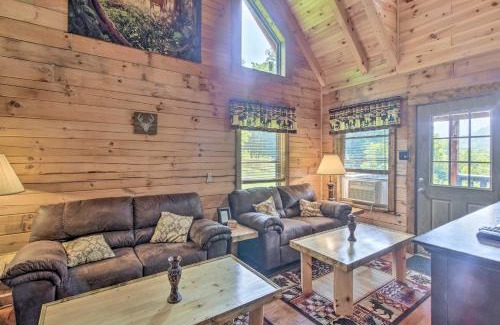 Maggie Valley House | Maggie Valley Family Cabin with Porch and Fire Pit!