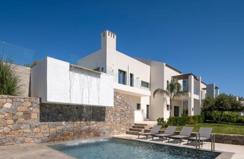 Prinos Villa | Magnificent Crete Villa 4 Bedrooms Villa Ánthos Two Large Private Pools & Jacuzzi Bbq Close To The Beach Rethymno