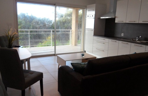 Belvedere-Campomoro Apartment | MAGNIFICENT NEW T2 WITH SEA VIEW TERRACE