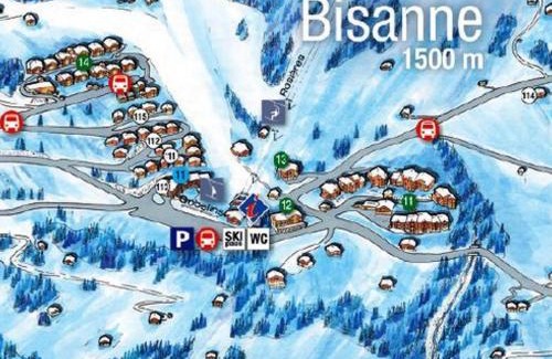 Bisanne 1500 Apartment | Magnifique T3 avec terrasse et garage à Villard-sur-Doron - FR-1-293-254