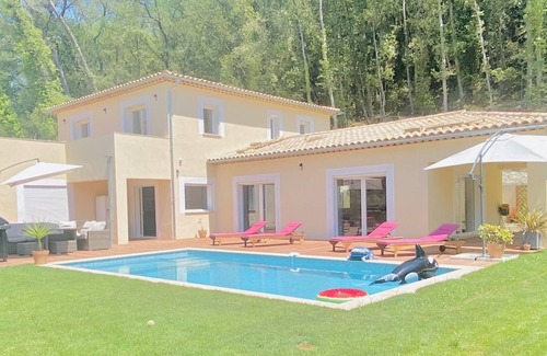 Les Maillans House | Maison Avec Piscine au Calme à Roquefort les Pins