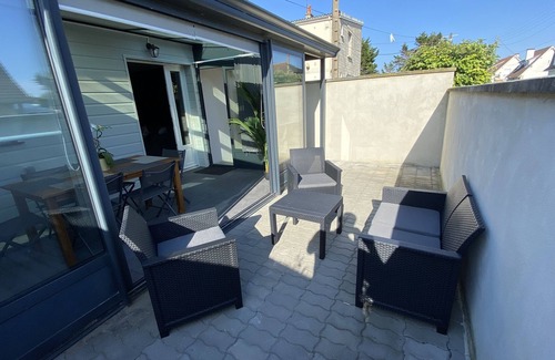 Colleville-Montgomery House | Maison de Plage Accès Direct à la mer