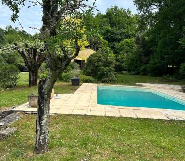 Beynac-et-Cazenac House | Maison en pierre Les Chardonnerets avec piscine