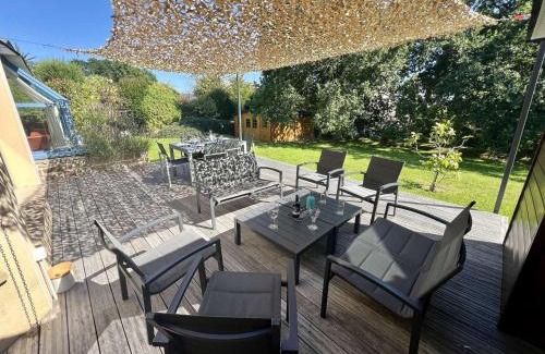 La Foret-Fouesnant House | Maison lumineuse La Forêt-Fouesnant proche plage, golf, avec salle de détente et 5 chambres - FR-1-481-158