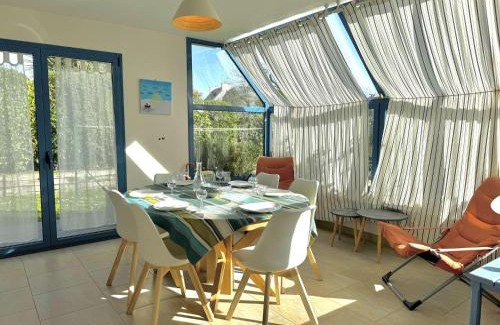 La Foret-Fouesnant House | Maison lumineuse La Forêt-Fouesnant proche plage, golf, avec salle de détente et 5 chambres - FR-1-481-158
