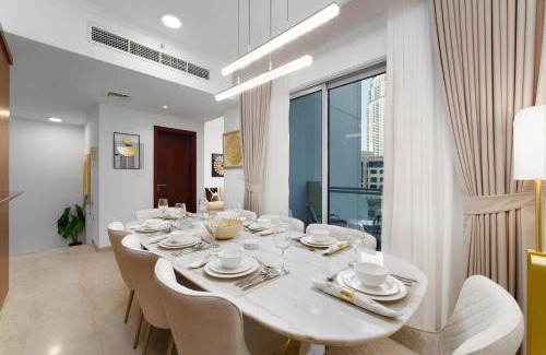 Dubai Marina Apartment | Maison Privee - Exclusive Duplex Villa with Panoramic Terrace Overlooking Burj Khalifa