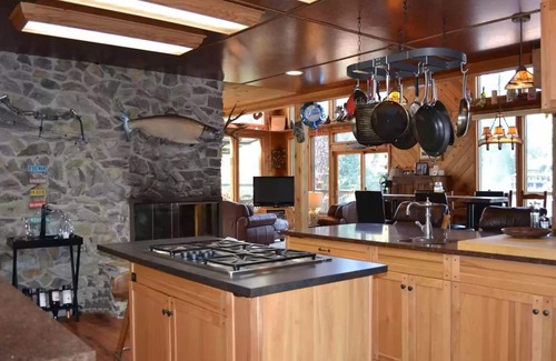 North Bend House | Majestic Lakefront Retreat | Views Dock Boathouse BBQ Sauna Road&Boat Access