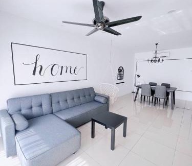 Kampung Kuala Pari Apartment | Manhanttan Ipoh Waterpark Homestay By Warmth Stay 4-7pax 3BR