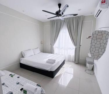 Kampung Kuala Pari Apartment | Manhanttan Ipoh Waterpark Homestay By Warmth Stay 4-7pax 3BR