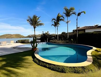Village da Ferradura House | Mansão Casa Búzios Ferradura 5 Suítes, Pé na areia