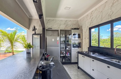 Caldas Novas House | Mansão Luxo Lago - Caldas Novas