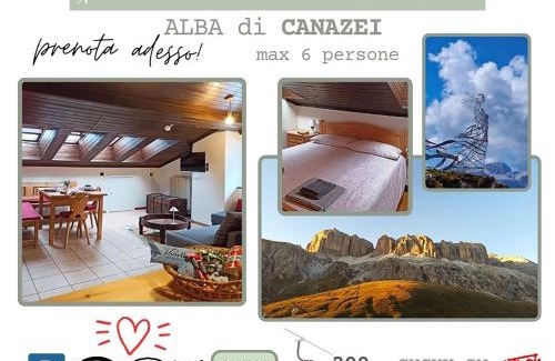 Alba Apartment | MANSARDA MARMOLADA sui campi da sci
