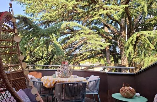 Merano Apartment | Mansarde Zeder in Privatvilla im Zentrum Merans