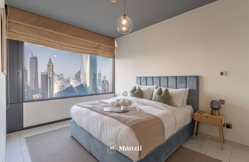 DIFC Apartment | Manzil-1BR Apartment with Skyline Views