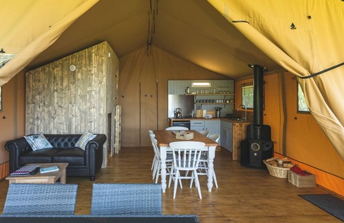 Tiverton Cabin | Maple, Birch and Oak Safari Tent, three family friendly tent in Devon
