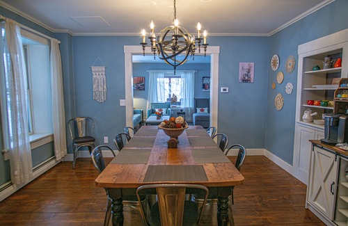 Chester House | Maple Leaf Manor - 1864 Brick Federal Style Farmhouse with a modern touches.