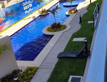 Villa Marina Apartment | Marina Cerritos Coral del Mar - 4 Albercas de Lujo - 1 Min Playas