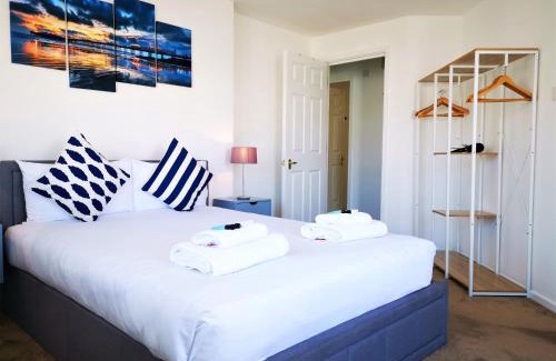 Seafront Apartment | Marina living with parking, balcony, quiet and secure