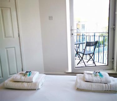 Seafront Apartment | Marina living with parking, balcony, quiet and secure