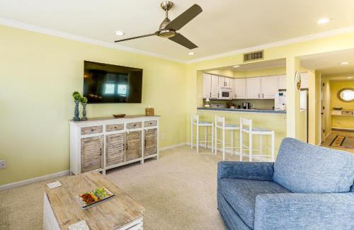 Salter Path Apartment | Marina Views, Walk to Beach Atlantic Beach Condo!